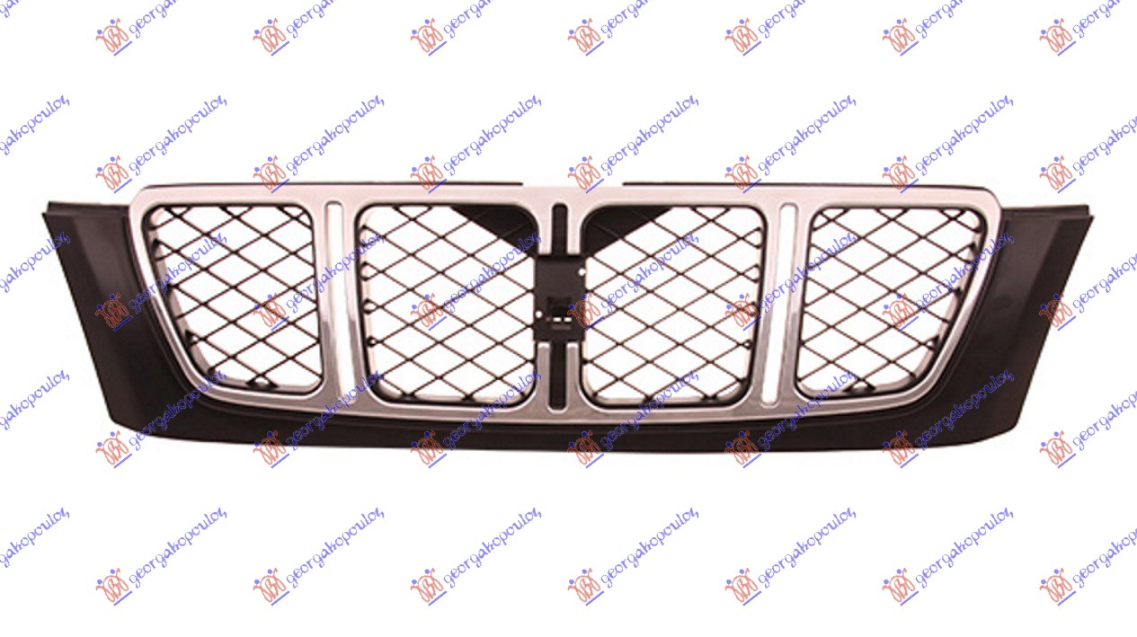 PVC maska hrom-crna 2000-2002