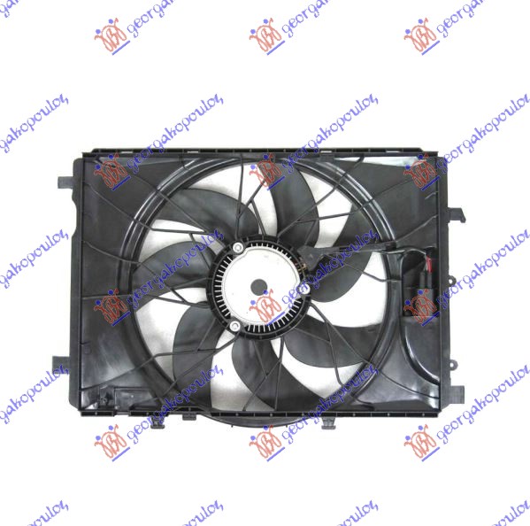 Ventilator komplet (BENZIN/DIZEL) (475mm) (4 PIN)
