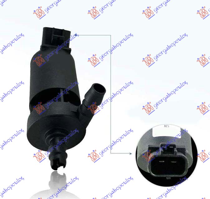 Motor prskalice farova