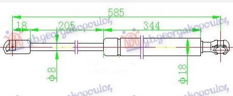 Amortizer haube (587.5L-590N)