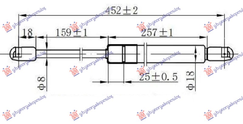 Amortizer haube (453L-290N)