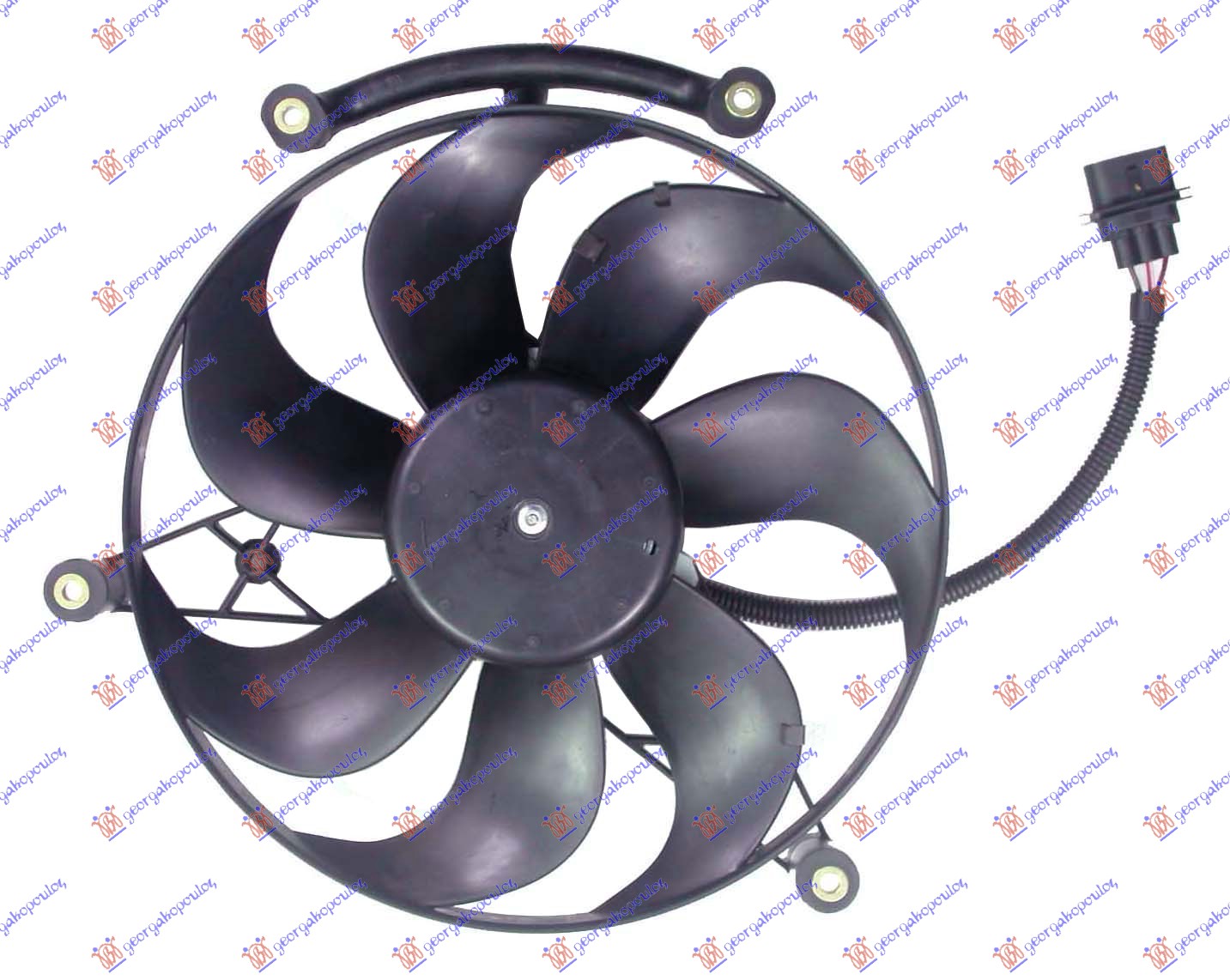 Ventilator hladnjaka komplet (1.6 BENZIN) (AUTOMATSKI)