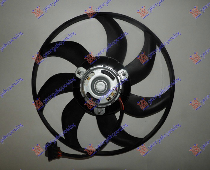 Ventilator hladnjaka (MOTOR+ELISA) (90W) (390mm) (3 PIN) (TEMIC TIP)