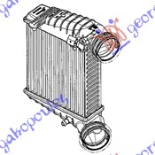 Hladnjak interkulera benzin (23x207x62)