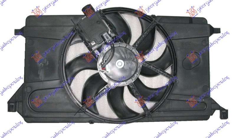 Ventilator komplet (1.4/1.6 BENZIN) (+AC)