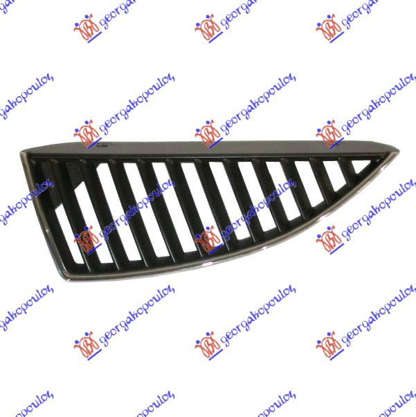 PVC maska PM srebrna/crna/hrom -2007 D