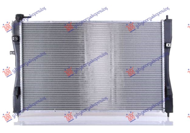 Hladnjak motora 1.5 benzin (MAN) (+/-AC) (640x402) (KOYO)