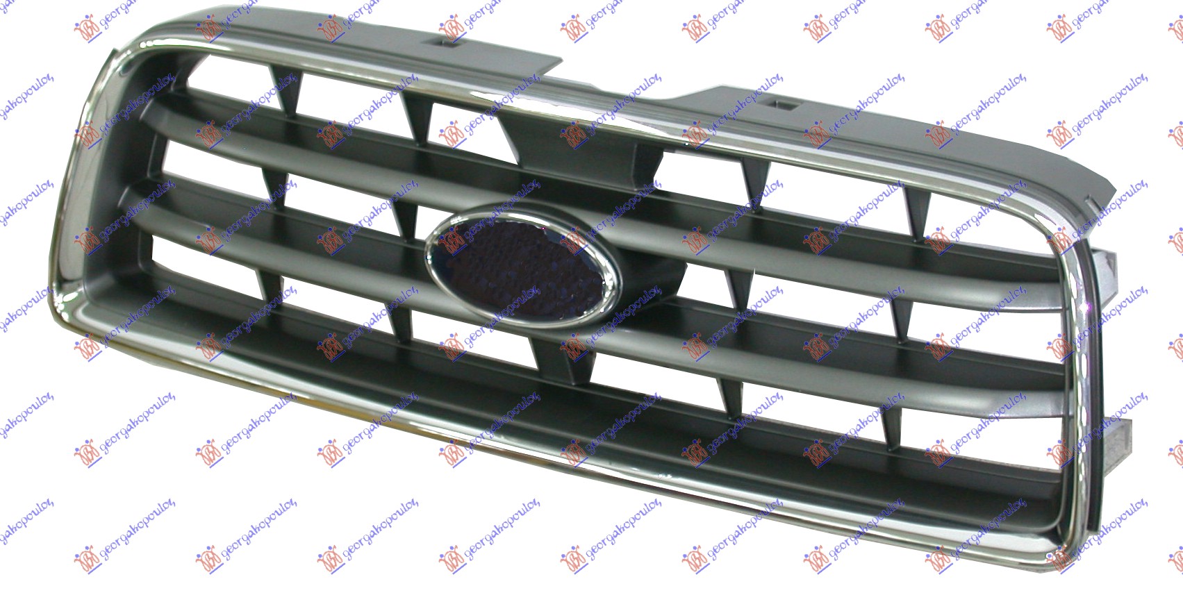 PVC maska hrom/siva -2006