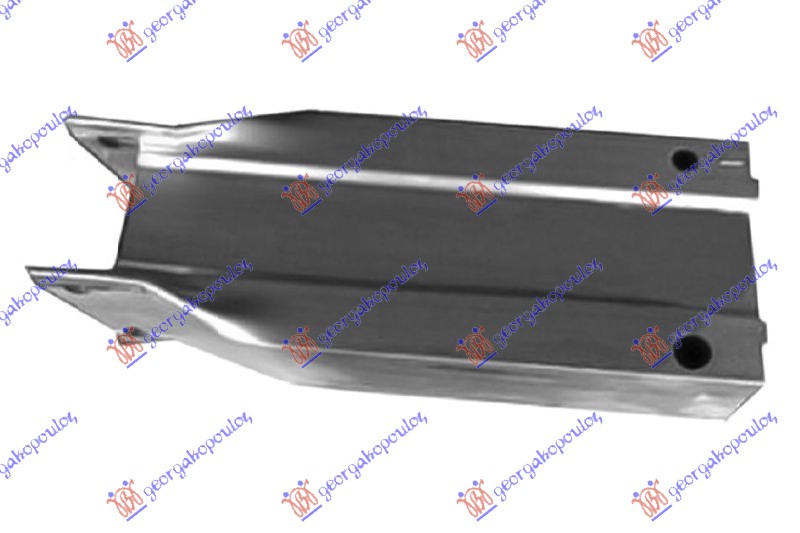 Nosač prednjeg branika aluminijum L