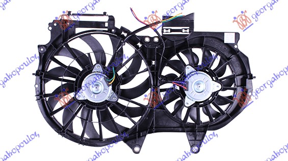 Ventilator (DUPLI) komplet (1.6/1.8/2.0 BENZIN - 1.9/2.0 TDi DIZEL) (380/280mm)
