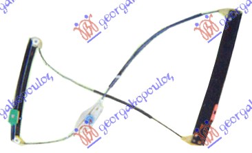 Podizač zadnjeg prozora električni (BEZ MOTORA) L