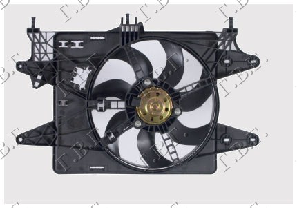 Ventilator komplet (1.4 BENZIN) (+ AC)