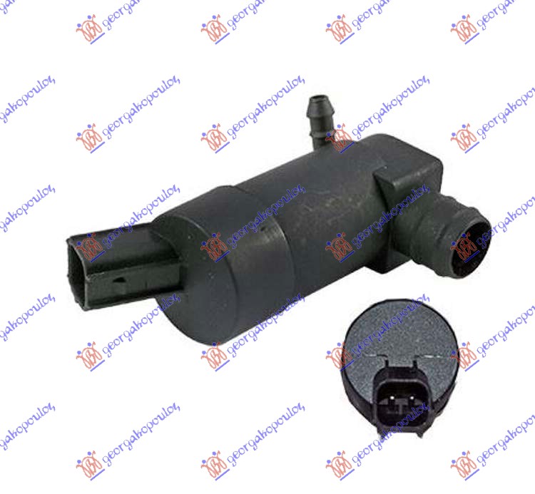 Motor posude brisača (PRAVOUGAONI PRIKLJUCAK) (1 PUMPA) (SEDAN)