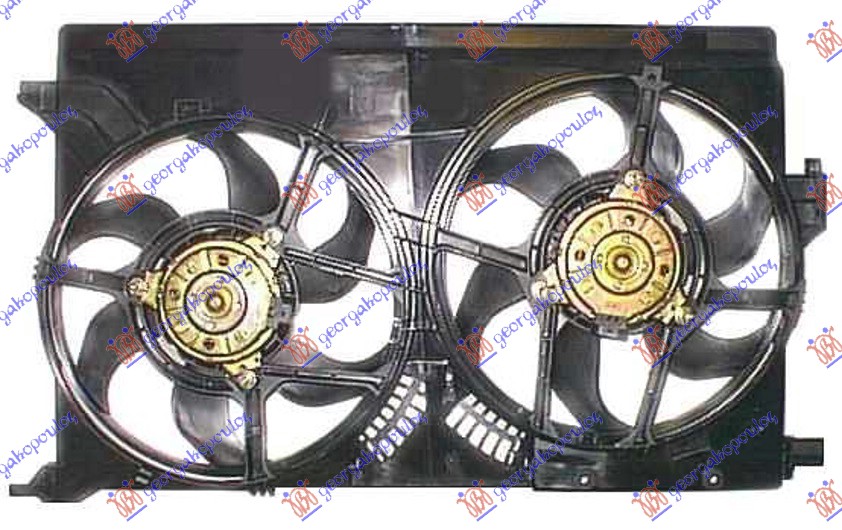 Ventilator (DUPLI) komplet (BENZIN/DIZEL)