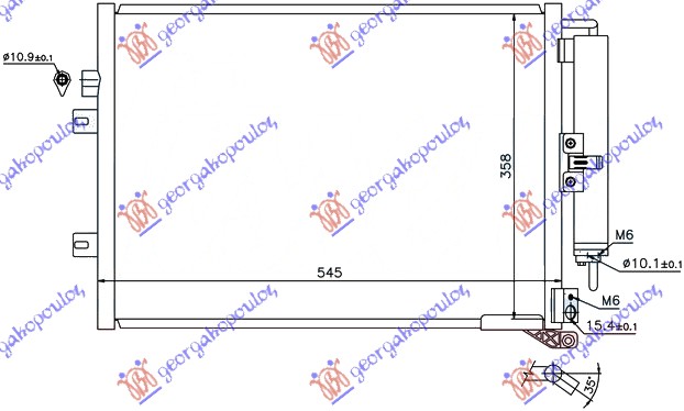 Hladnjak klime 1.5 dci (510x380)