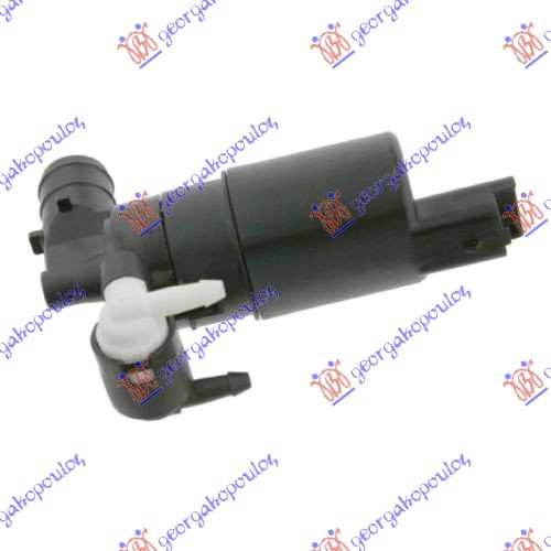 Motor posude brisača (PRAVOUGAONI PRIKLJUCAK) (2 PUMPE)