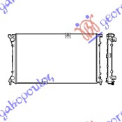 Hladnjak motora 2.5 dti dizel (780x450x26) crevo levo