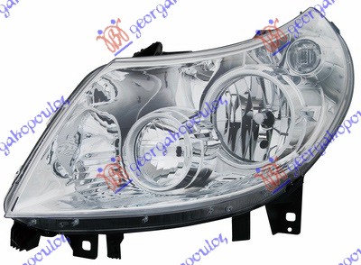 Far električni (H7/H1/PY21W/W5W) -2011 (DEPO) L