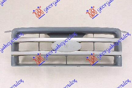 PVC maska hrom