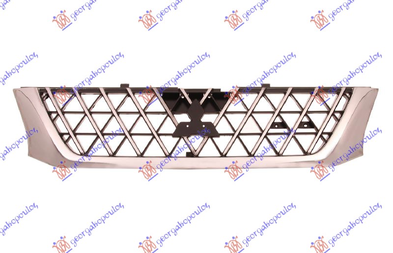 PVC maska hrom/crna -2005