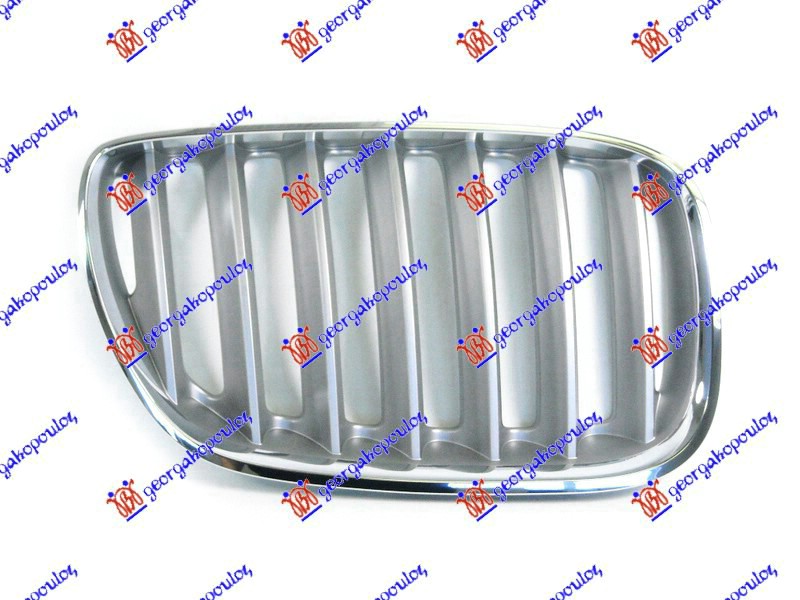 PVC maska hrom/titanijum 2004- D