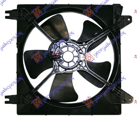 Ventilator komplet (1.4/1.6 BENZIN) 03-
