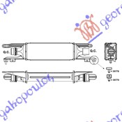 Hladnjak interkulera 1.3 cdti (45x100x53) 66 kw
