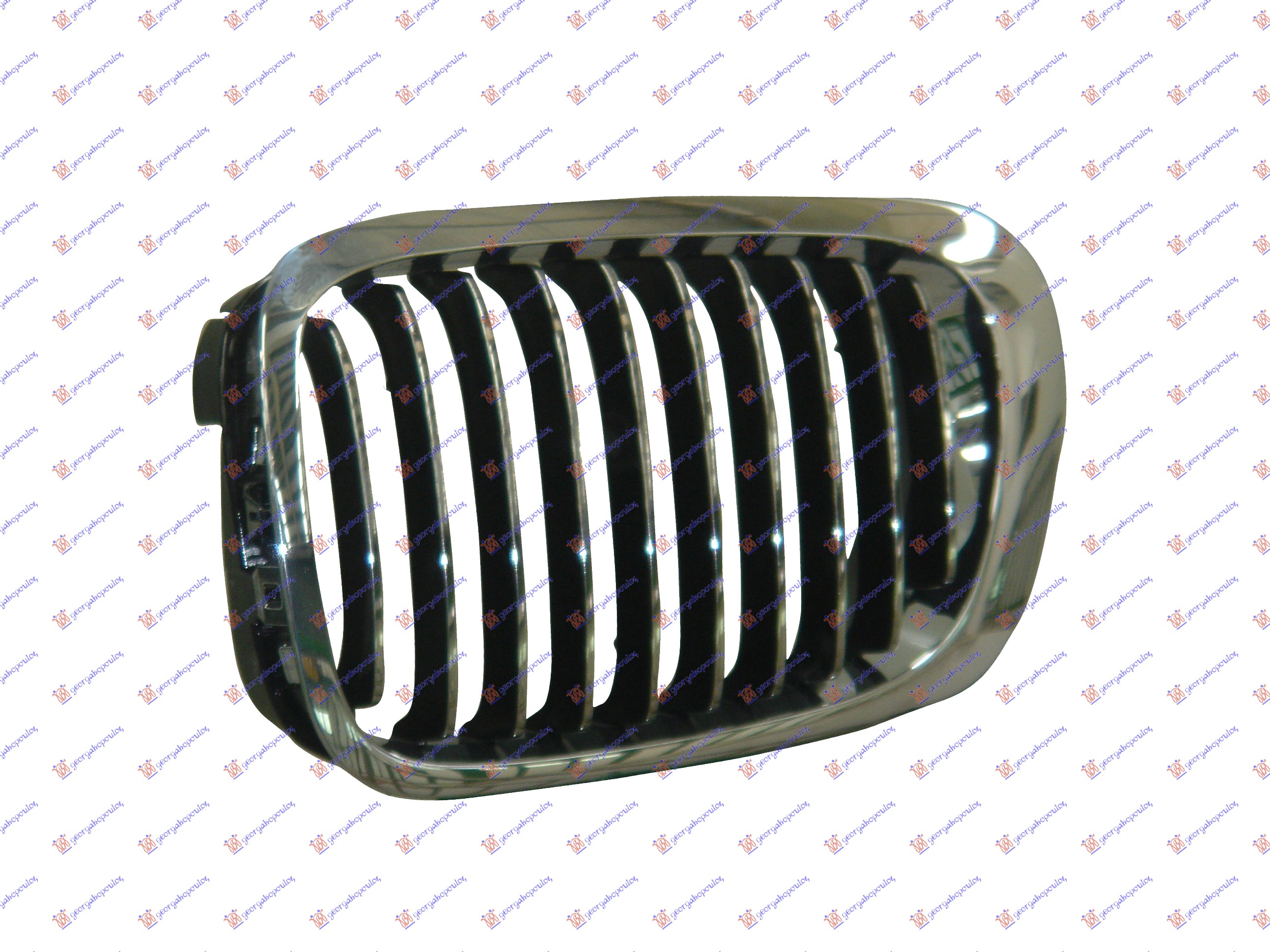 PVC maska cela hrom L