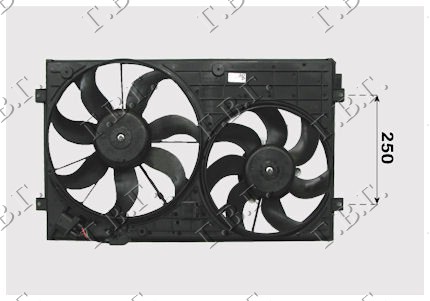 Ventilator (DUPLI) (BENZIN/DIZEL) (HLADNJAK 40cm)