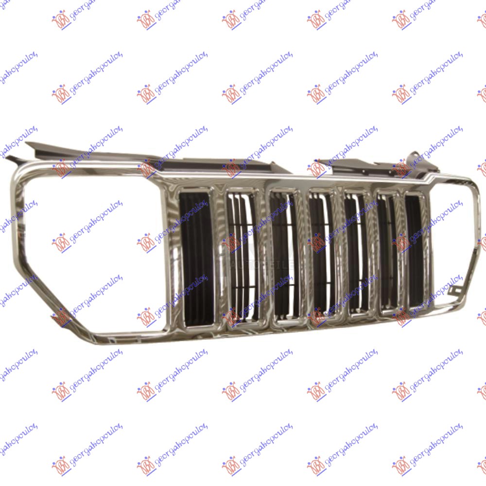 PVC maska hrom