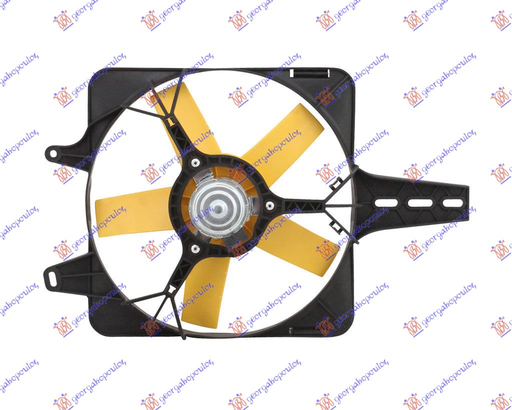 Ventilator komplet (FIRE) (-AC)