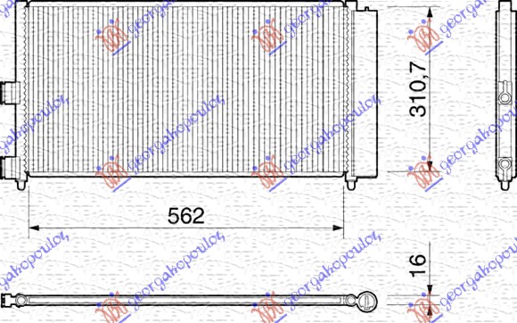 Hladnjak klime 1.2/1.4i 8/16V 1.3/1.9 jtd (570x310)