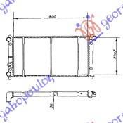 Hladnjak motora 1.2/1.5cc (60x32)