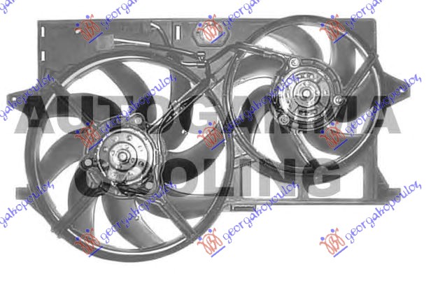 Ventilator (DUPLI) komplet (BENZIN/DIZEL)