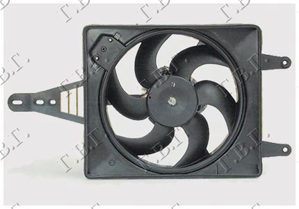 Ventilator hladnjaka komplet (BENZIN/DIZEL)