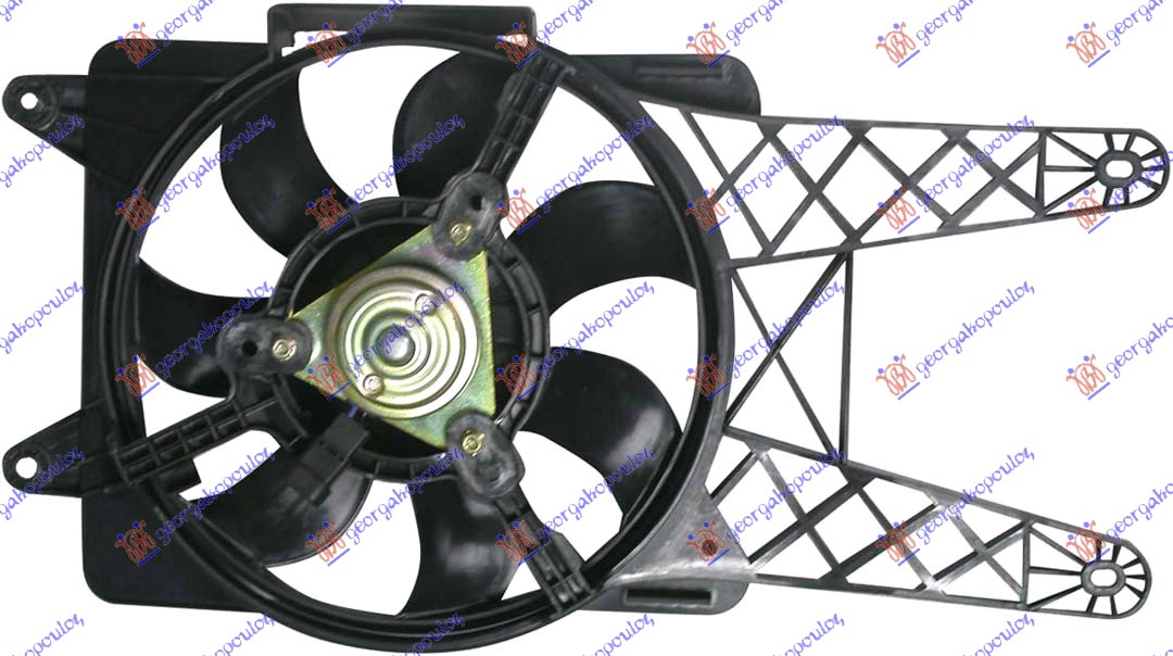 Ventilator komplet (1100cc) (+/-AC)