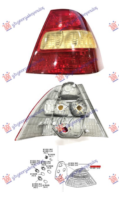 Stop lampa -2004 (KOITO TIP) (DEPO) D