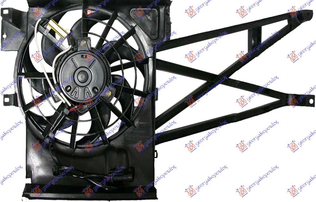 Ventilator klime komplet (BENZIN/DIZEL)