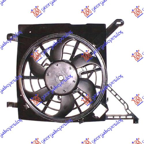Ventilator komplet (DIZEL) (+AC) (3 PIN)