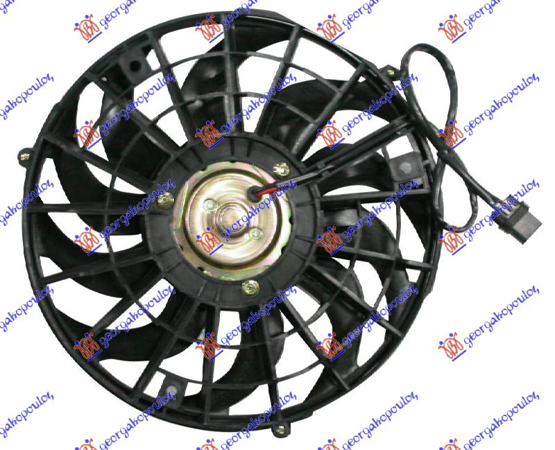 Ventilator klime komplet (BENZIN/DIZEL) 95-