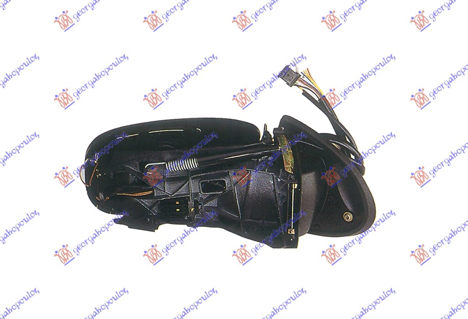 Retrovizor (BEZ POKLOPCA) električni sa grej. (ELEKTRO-SKLOPIV) (MIGAVAC) (MEMORIJA) -2003 (A KVALITET) (ASFERICNO STAKLO) D