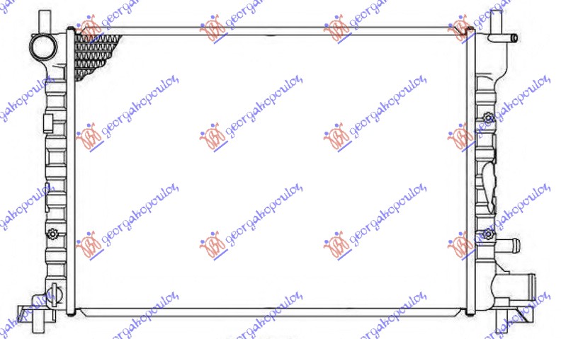 Hladnjak motora 1.8 d-td (+AC) (50x36.3x28)