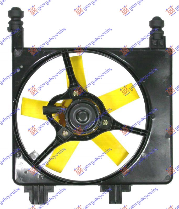 Ventilator hladnjaka komplet (BENZIN) (-AC)