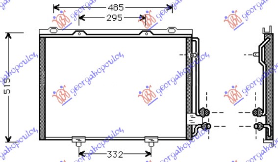 Hladnjak klime za sve modele benzin/dizel (570x48x20)