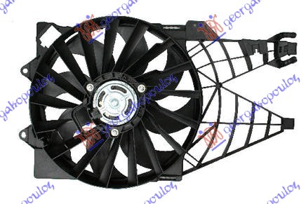 Ventilator komplet (1.4 T-JET - 1.3/1.6 JTD)