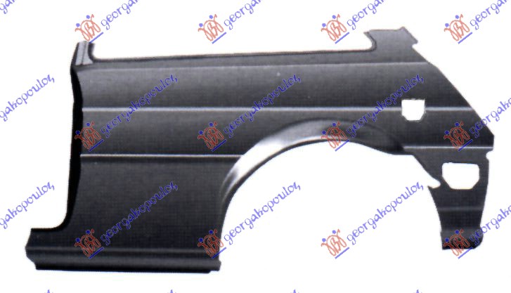 Zadnji blatobran 3 vrata -93 L
