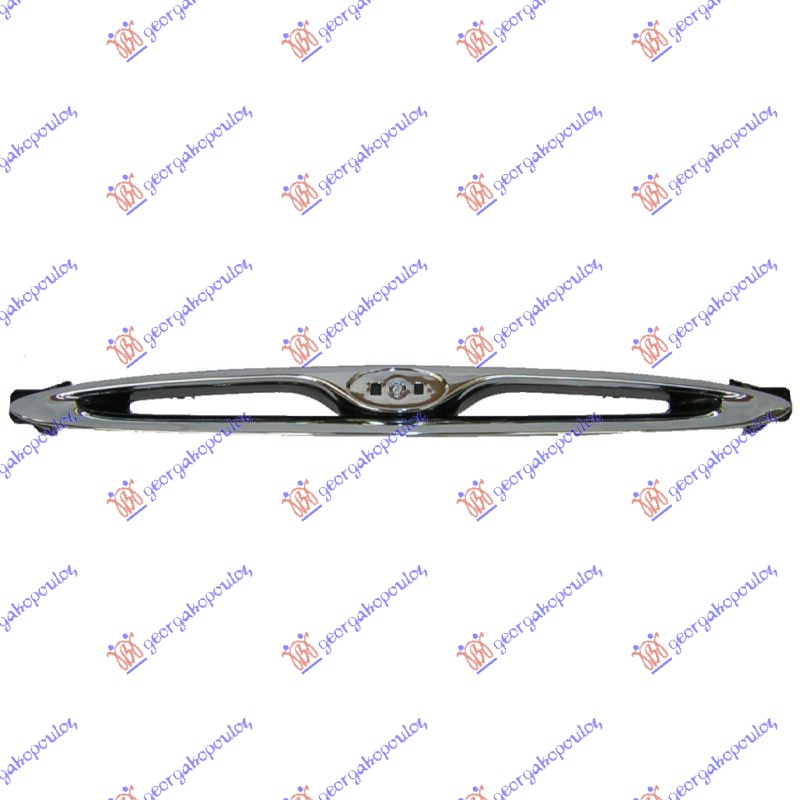 PVC maska hrom