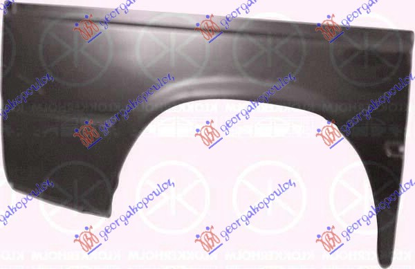 Zadnji blatobran (POLOVINA) (KRATKI) D