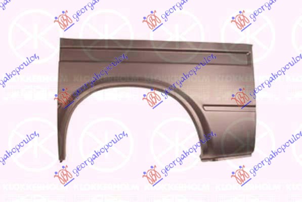 Zadnji blatobran (KRATKI) (2835mm) L