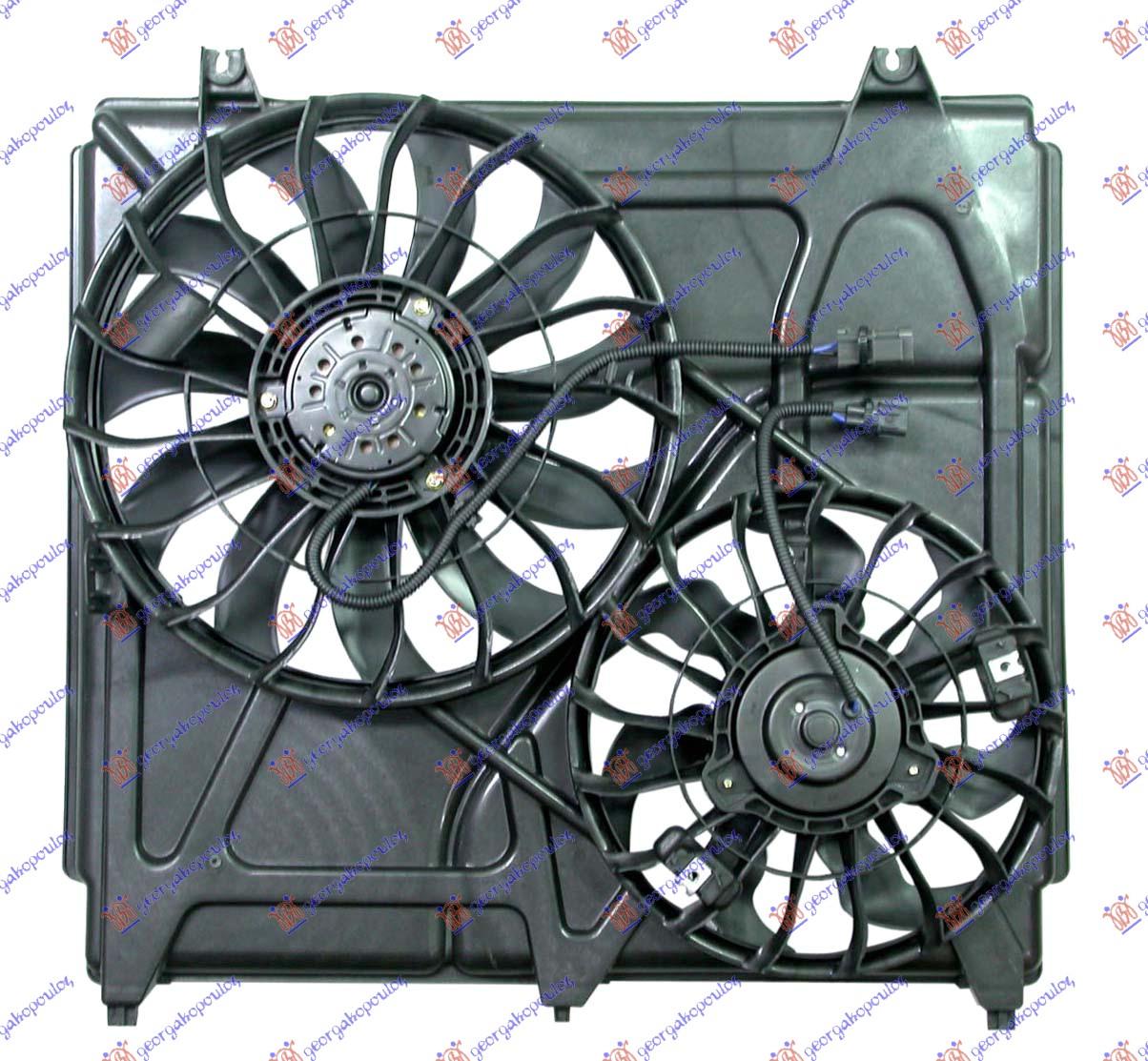 Ventilator (DUPLI) komplet (BENZIN/DIZEL) (HALLA TIP)